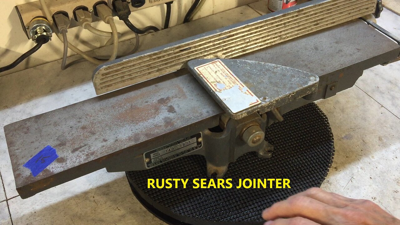 Rusty Sears Jointer Rehab and Sticker Extravaganza