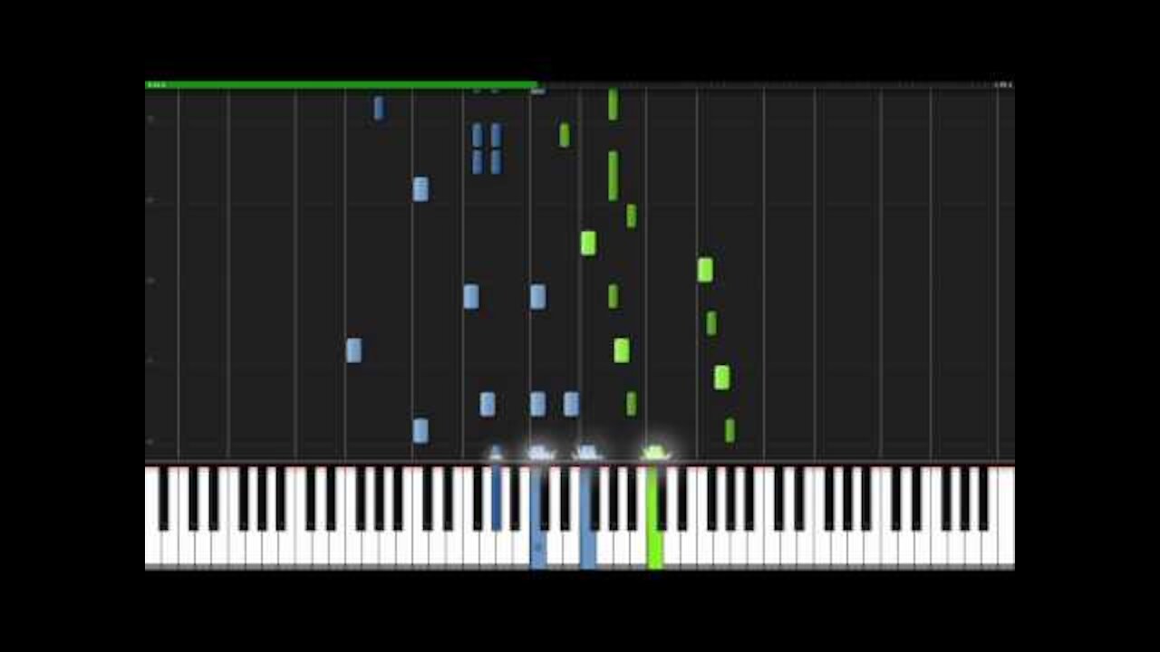 Minute Waltz - Frederic Chopin [Piano Tutorial] (Synthesia)