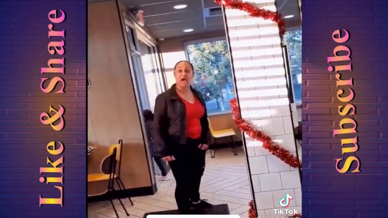 Mother fights in Mcdonalds as daughter Watches - Heart breaking 💔💔