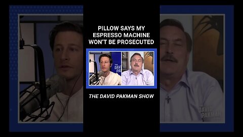 MyPillow CEO Mike Lindell Confirms that He Won't Prosecute My Espresso Machine #shorts