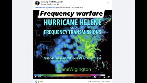 Weaponized Weather Warfare - Steered Hurricane Helene Path!