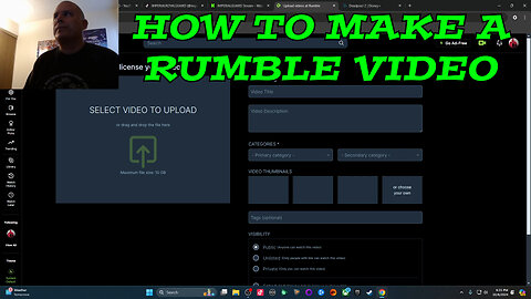 HOW TO MAKE A RUMBLE VIDEO