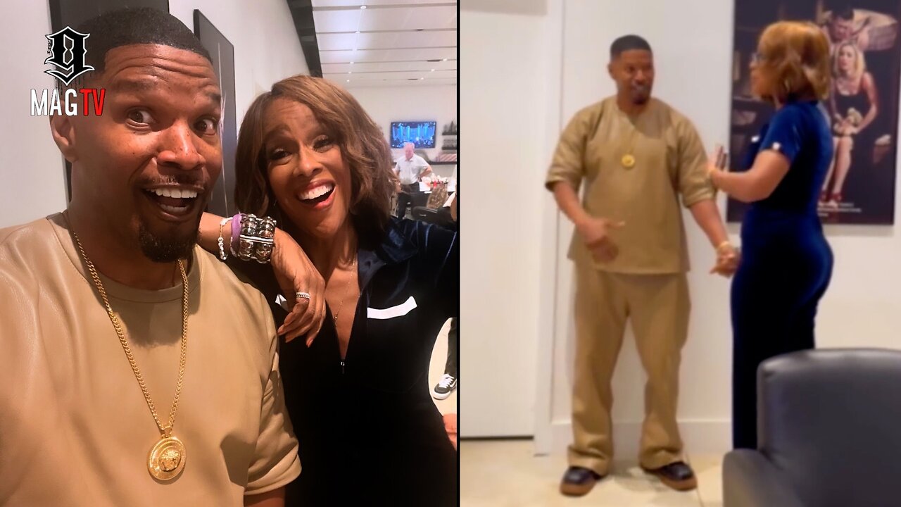 Gayle King Welcomes Jamie Foxx Back To The Comedy Stage For The 1st Time Since His Health Scare!