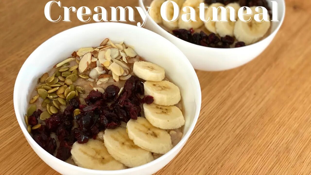 Creamy Oatmeal Recipe with Milk #shorts