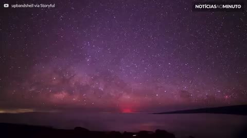 Time-lapse do céu estrelado é filmado a 2.800m de altitude