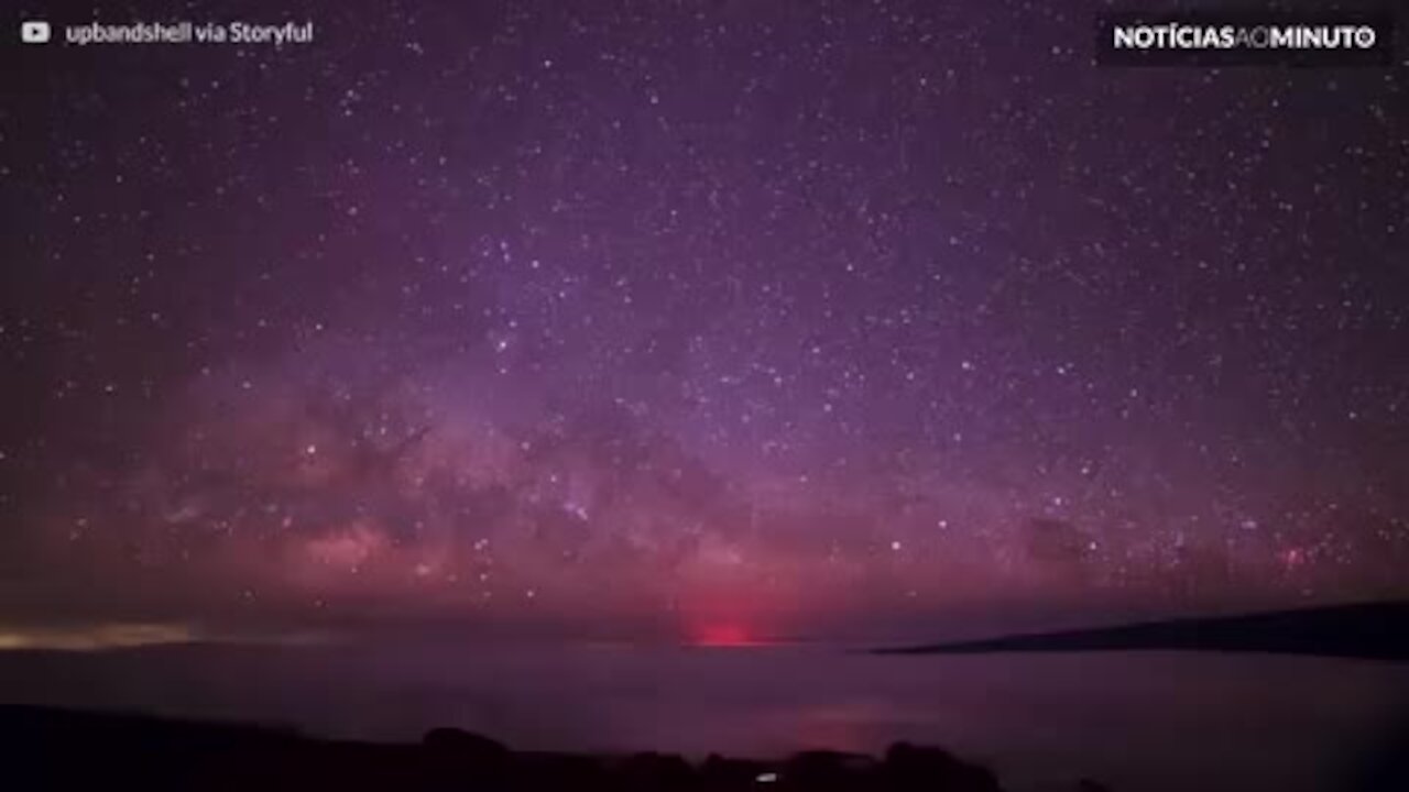 Time-lapse do céu estrelado é filmado a 2.800m de altitude