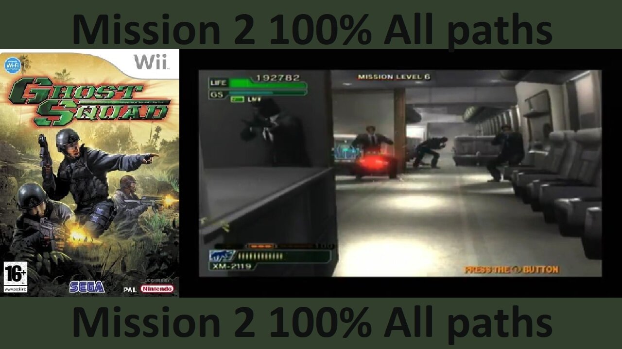 Ghost Squad Mission 2 100% All paths Nintendo Wii