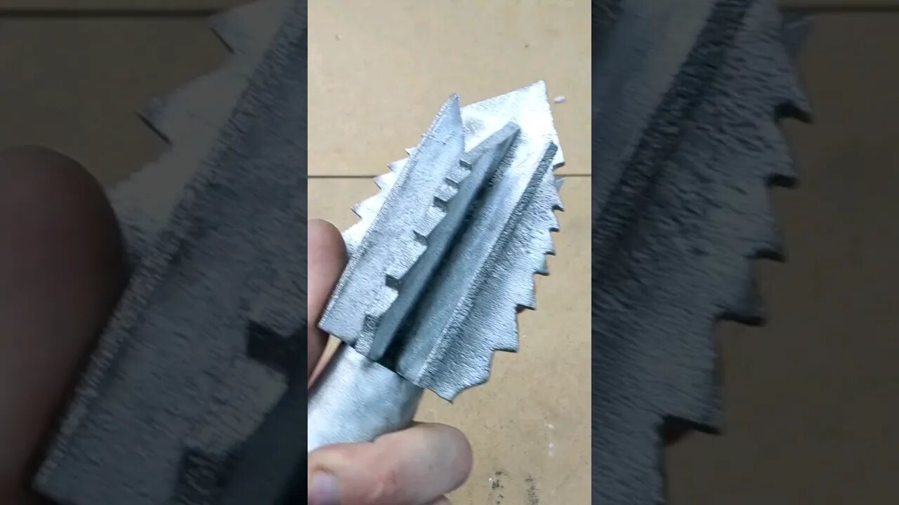 DIY Metal Casting using a Styrofoam Sculpture #shorts #shortsfeed #cool