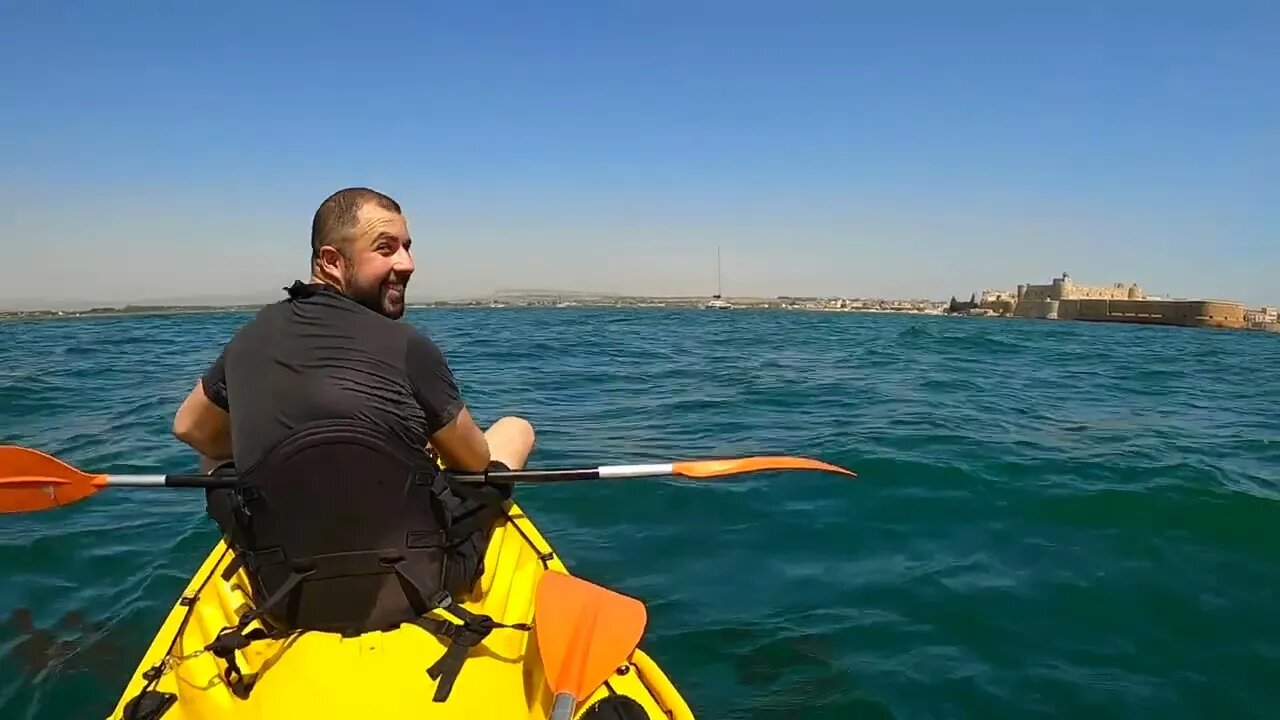 Syracuse Kayaking: Exploring the Coastline of Ortigia and Maniace Castle, a swim in the Secret Beach