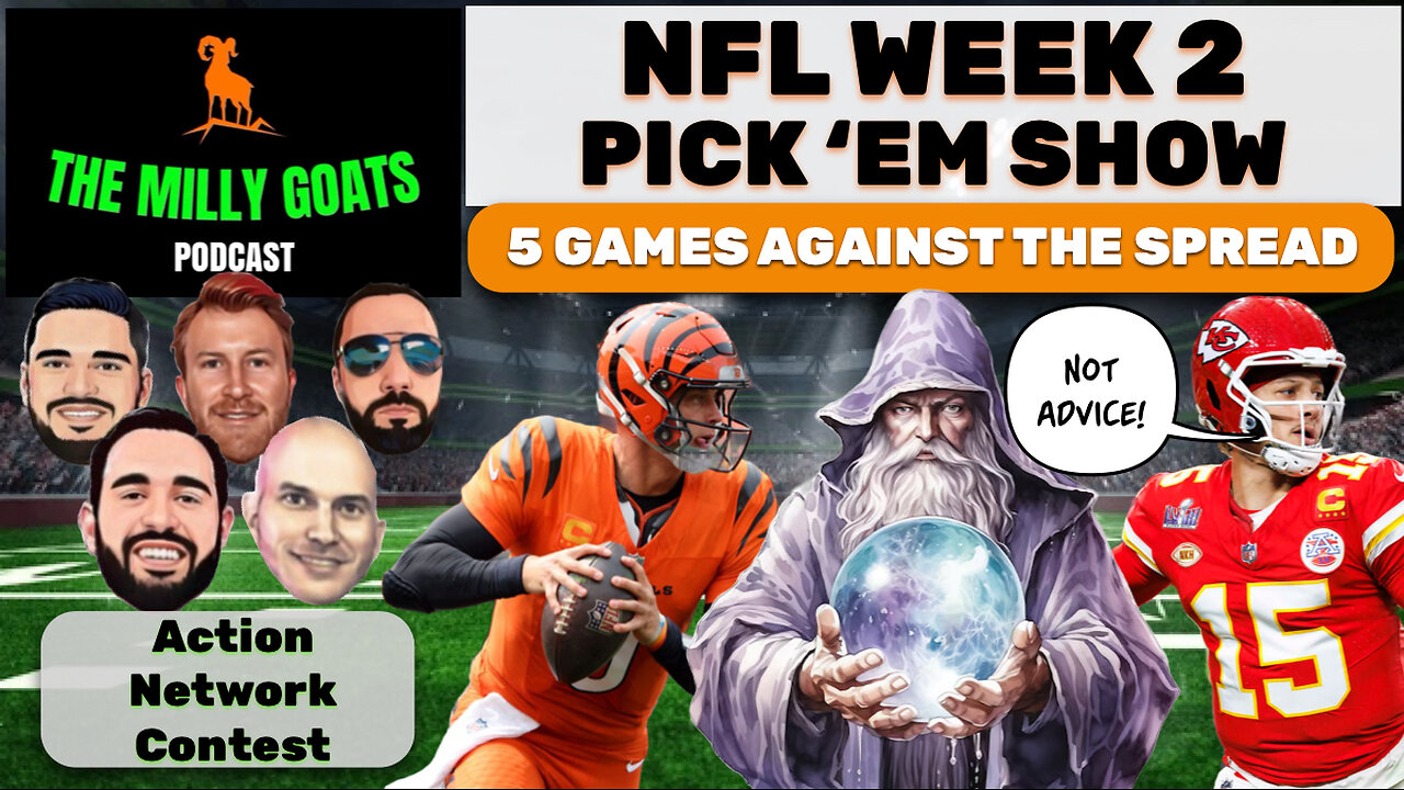 NFL Week 2 Pick 'em Contest (Not Advice) Show