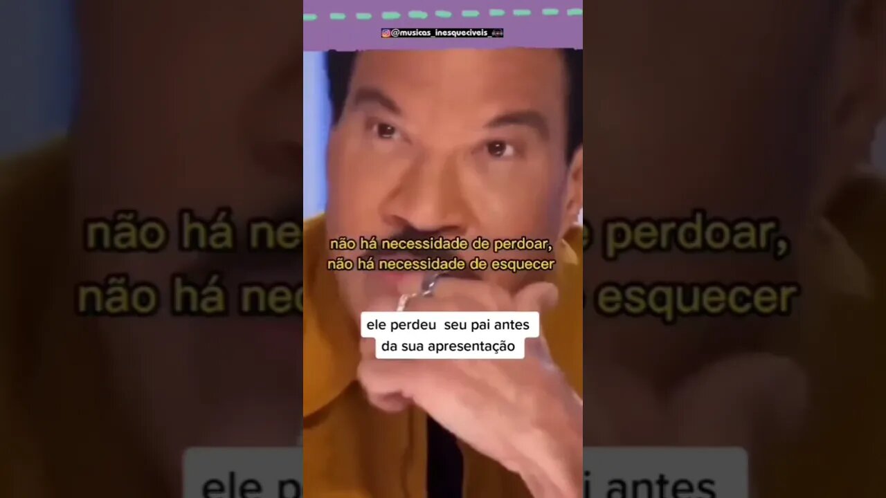 Ele perdeu seu pai antes desta apresentação 😮‍💨