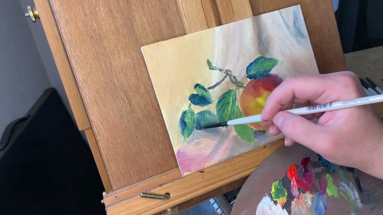 Dayton Apple Oil Painting Timelapse