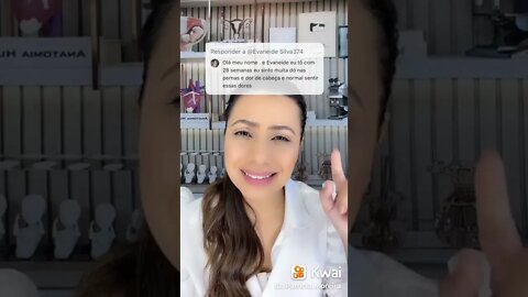 Estou com 28 semanas e sinto dor nas pernas e na cabeça é normal?