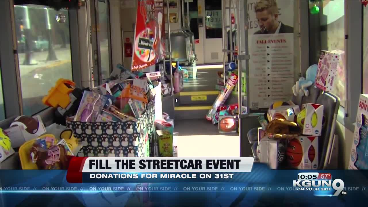 Help "Fill the Streetcar" with toys for Miracle on 31st Street!