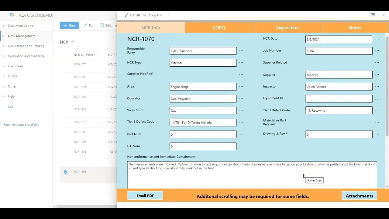 Supplier NCR Visibility: Clear Performance Tracking Solution