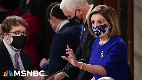 Newly released video shows former Speaker Pelosi's reaction to January 6