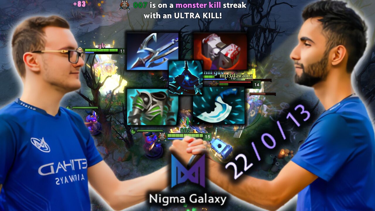 NIGMA GALAXY WAR | SUMAIL CLEAN GAME WITH GH vs MIRACLE