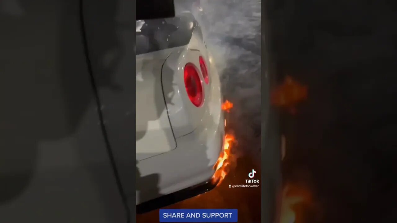 SET HIS BUMPER ON FIRE 🔥 SMH! #shorts