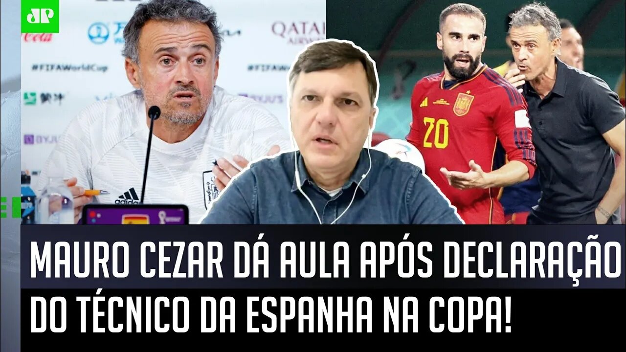 "É MUITA CARA DE PAU! NÃO TEM COMO ele..." Mauro Cezar DÁ AULA após FALA do técnico da Espanha!