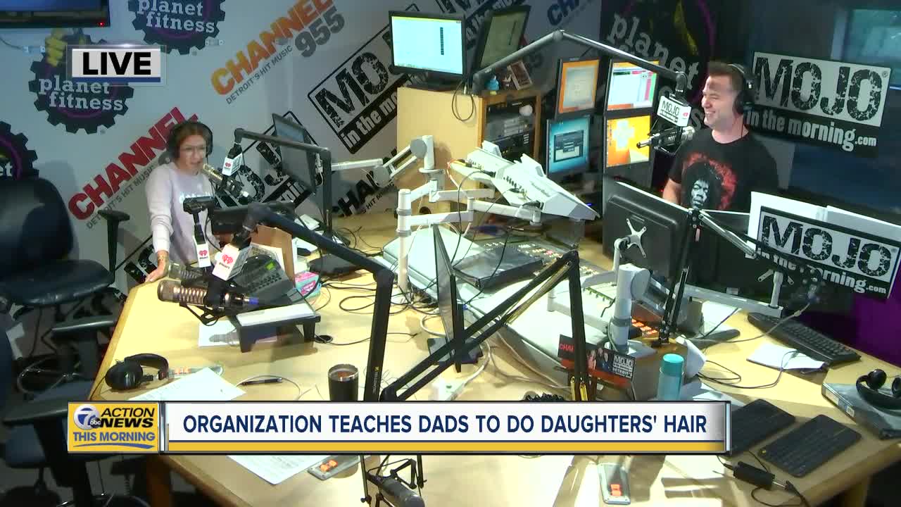 Mojo in the Morning: Organization teaches dads to do daughters' hair