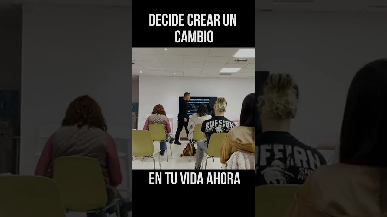 DECIDE CREAR UN CAMBIO EN TU VIDA AHORA