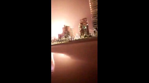 Breaking 🚨: Original Footage of Drone striking Tel-Aviv