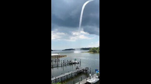 A Harmless, Cool Waterspout