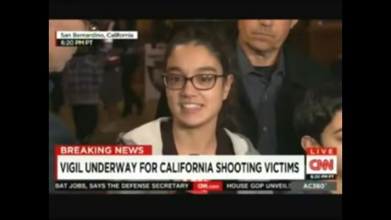 San Bernardino victim's daughter exposes the false flag by mistake! - 2015