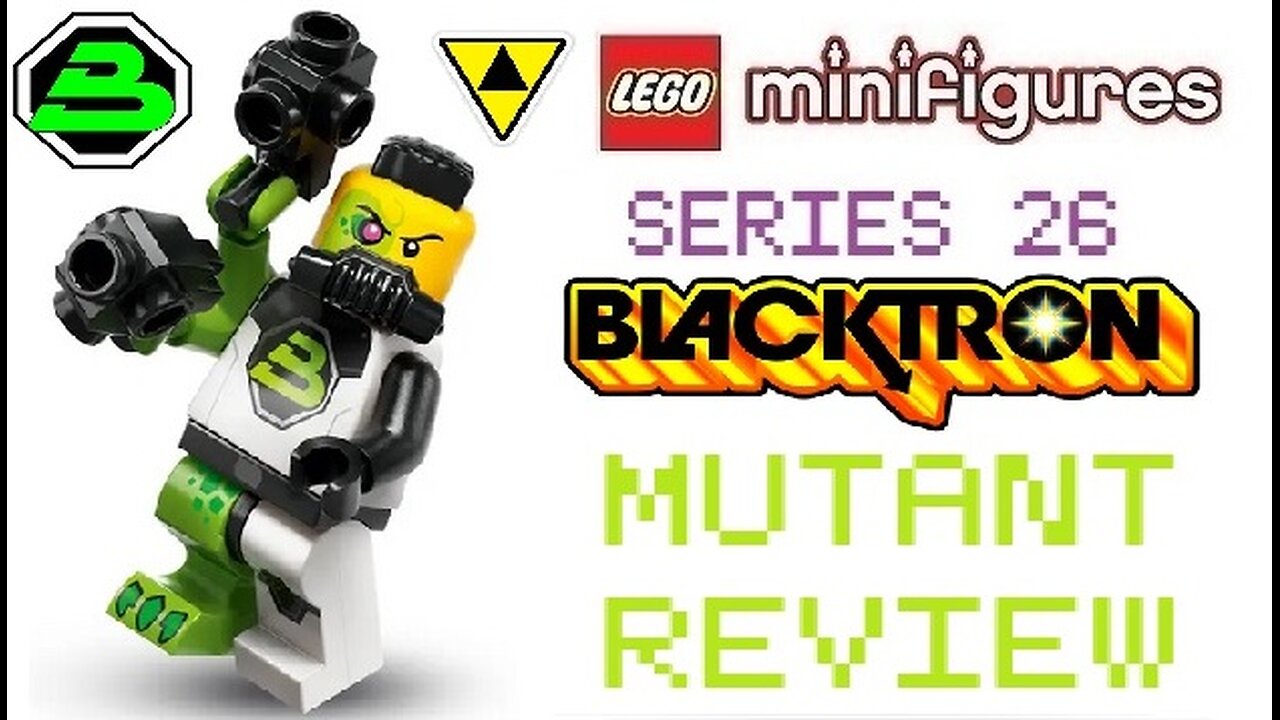 Lego Minifigures Series 26 Blacktron Mutant Review