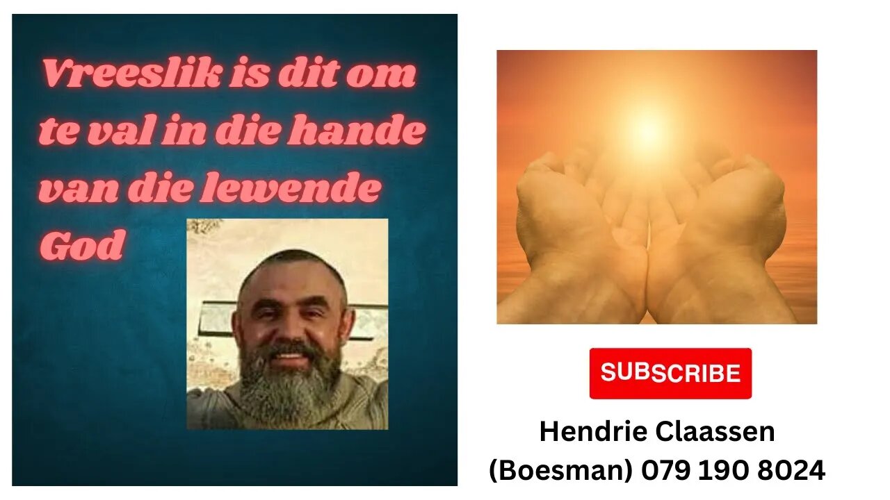 Vreeslik is dit om te val in die hande van die lewende God-DAAGLIKSE WOORD