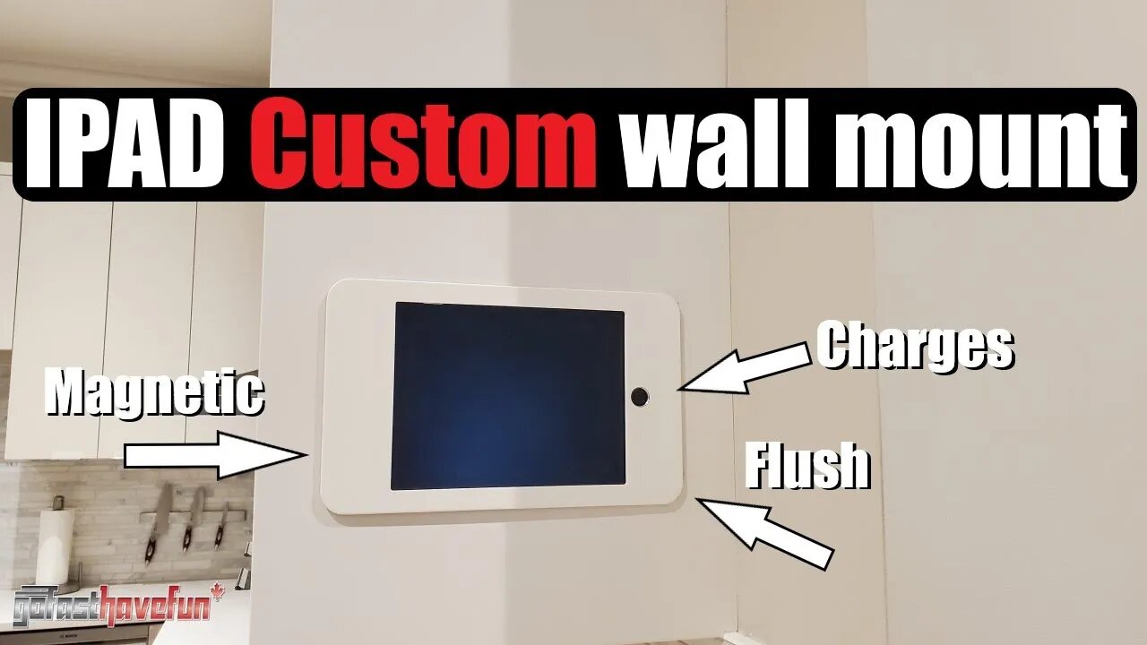 IPAD Flush Wall Mount for Smart Home (Ipadwallbracket & MAUS Fire Stixx) | AnthonyJ350