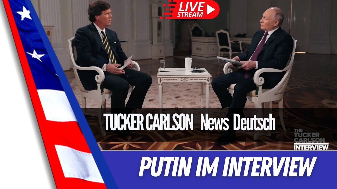 LIVE Tucker Carlson interviewed Putin