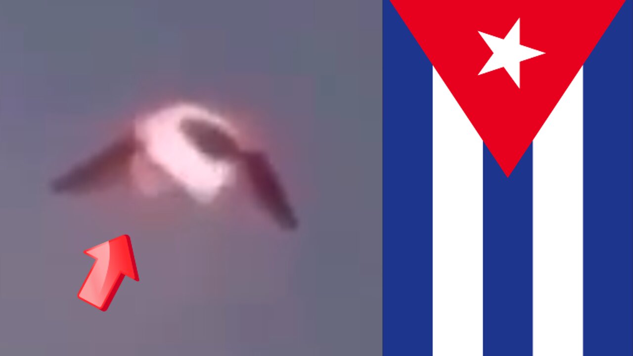 Triangular UFO like a red siren was seen over Cuba [Space]