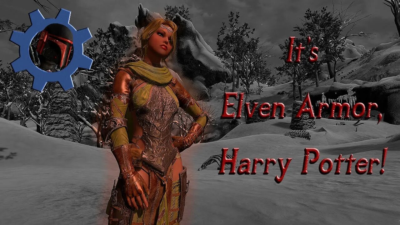 Skyrim Mod Drop - Its Elven Armor, Harry! PC/Xbox Bodyslide