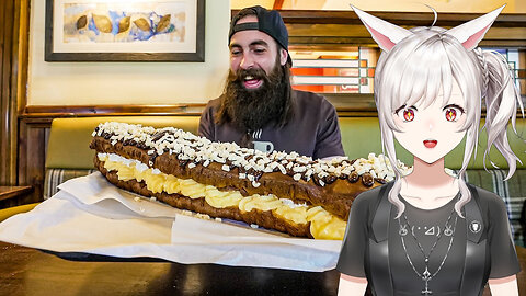 That Viral Giant Eclair Challenge || Beardmeetsfood