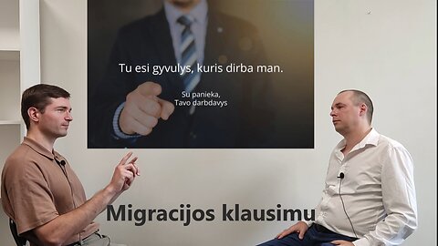 #Pokalbis. Kristoferis Voiška: Migracijos klausimu