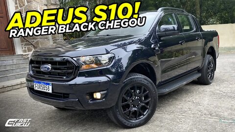 NOVA FORD RANGER BLACK 2.2 TURBO DIESEL 2022 EM DETALHES