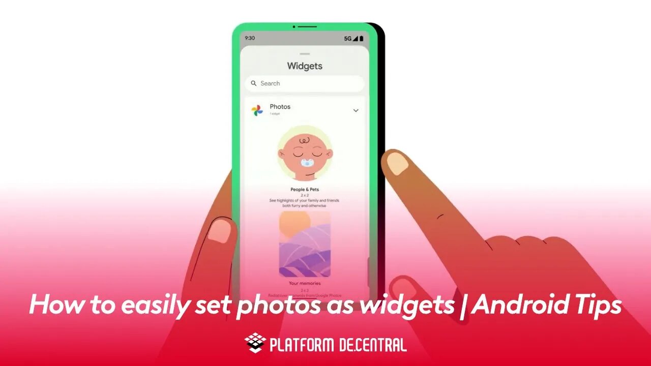 How to easily set photos as widgets | Android Tips