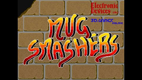 Mug Smashers Arcade Game, Electronic Devices Italy - 3D Games 1990, playthrough