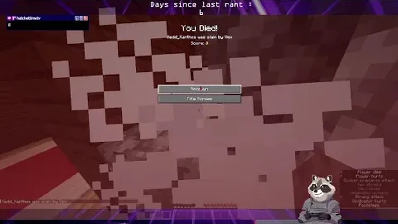 a comedy of errors in Minecraft