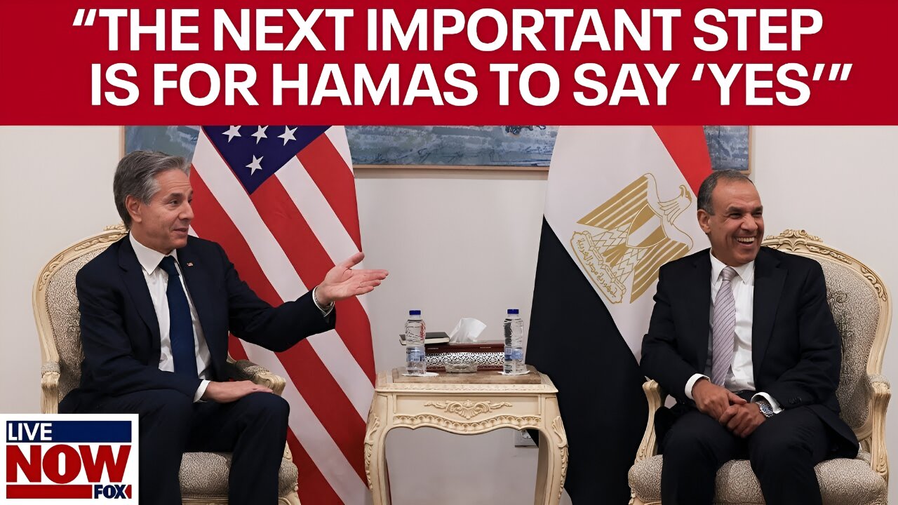 Israel-Hamas: Blinken arrives in Egypt for Gaza hostage-truce talks | LiveNOW from FOX