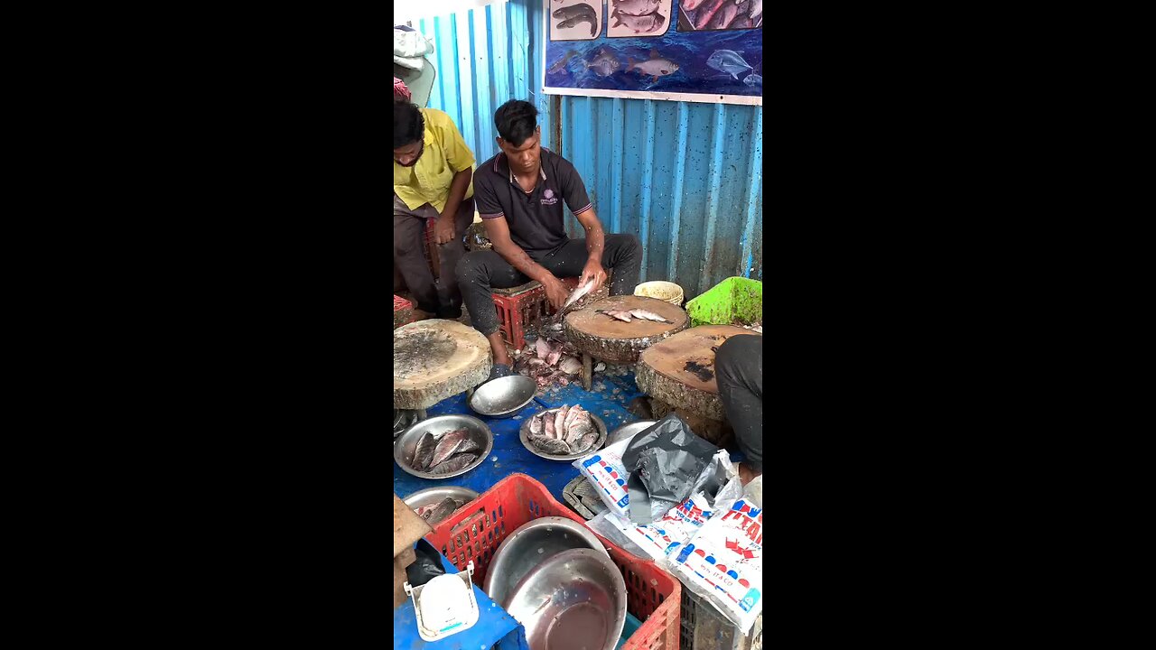 Amazing Fish 🐟 Cutting In Hyderabad