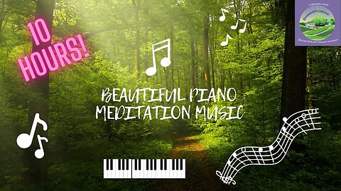 Beautiful Piano Meditation Music, video to help you fall asleep, video to sleep to.