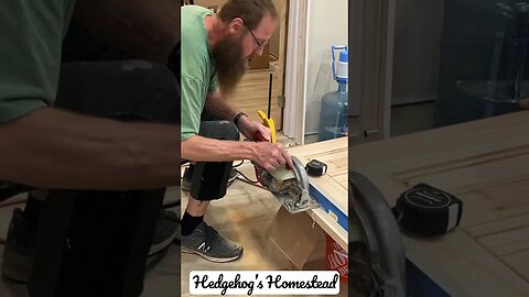 How to cut down a door #hedgehogshomestead