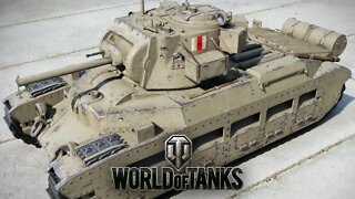 Matilda British Medium Tank in Battle | World of Tanks Gameplay | Land of Tanks