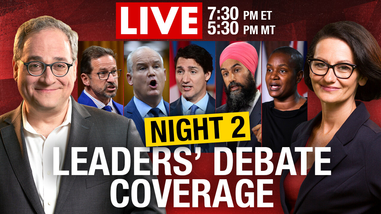 Rebel News LIVE! English Language Federal Leaders' Debate