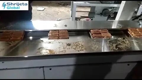 2 Line Rusk Packing Machine | 20Rs Rusk Pouch Packaging Machine | Flow Wrapper - Shrijeta Global