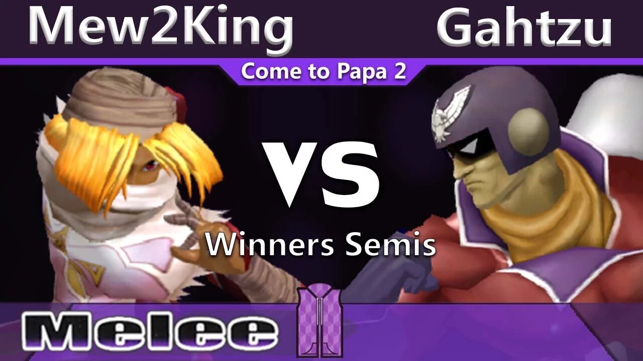 FOX|MVG|Mew2King (Sheik) vs. U4X|20GX Gahtzu (C. Falcon) - Melee Winners Semis - CTP2