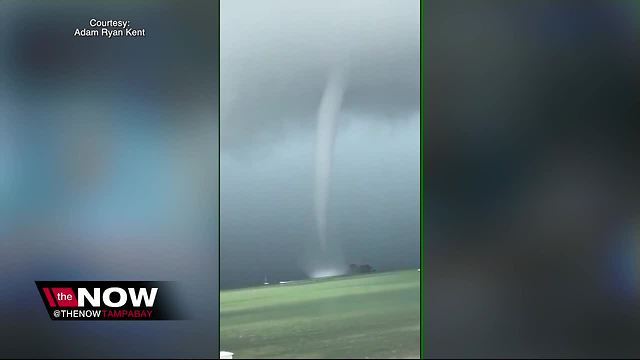 Waterspout spotted between Clearwater and Dunedin