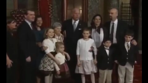 Joe Biden LOVES LITTLE GIRLS - Look Closely at his hands